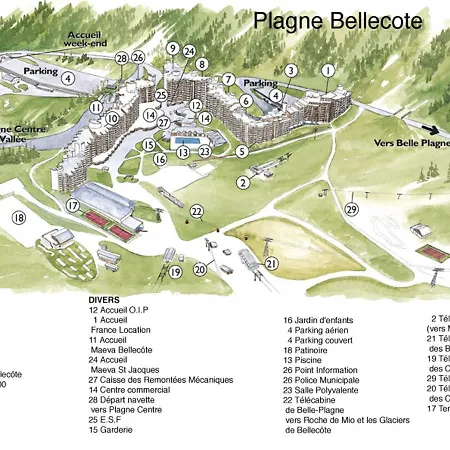 Appartement Renove Au Centre De La Station La Plagne-Tarentaise